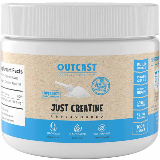 Outcast Foods Just Creatine (100% Pure), 150g