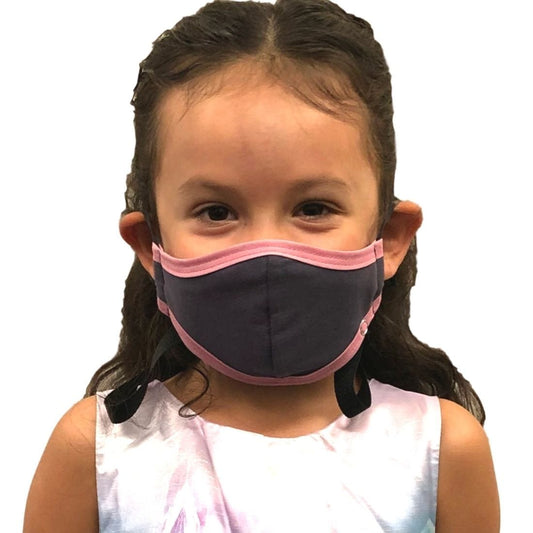 VetMed Solutions KIDS Organic Cotton Reusable Face Mask Three Layers (Adjustable 4 Inch Stiffener) (Ages 4 to 8), Clearance 50% Off, Final Sale