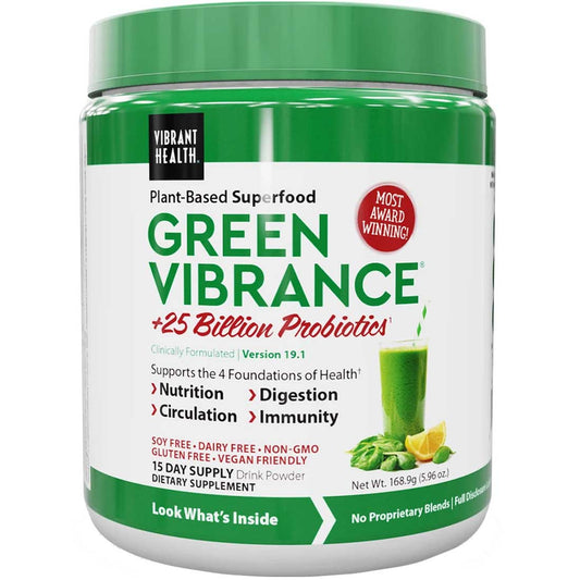 Vibrant Health Green Vibrance (Estimated Arrival ~ No ETA, Enter your email to be notified)