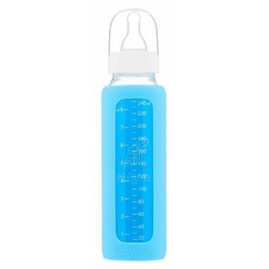 EcoViking Glass Baby Bottle (Anti-Colic, BPA-Free, Medical Glass)