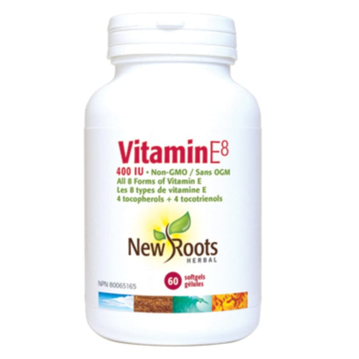 New Roots Vitamin E8 400 IU Softgels