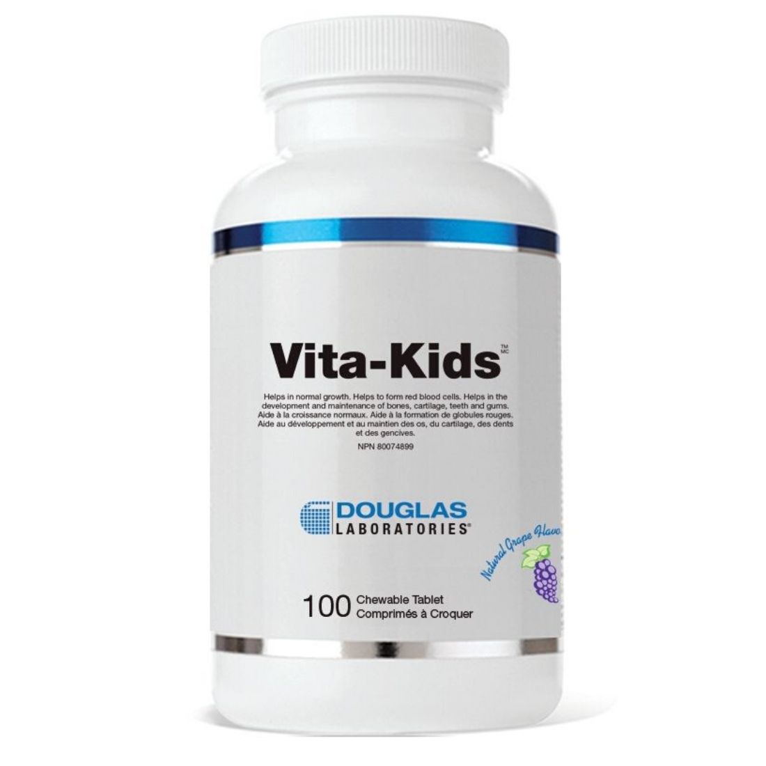 Douglas Laboratories Vita-Kids (grape), 100 Chewable Tablets
