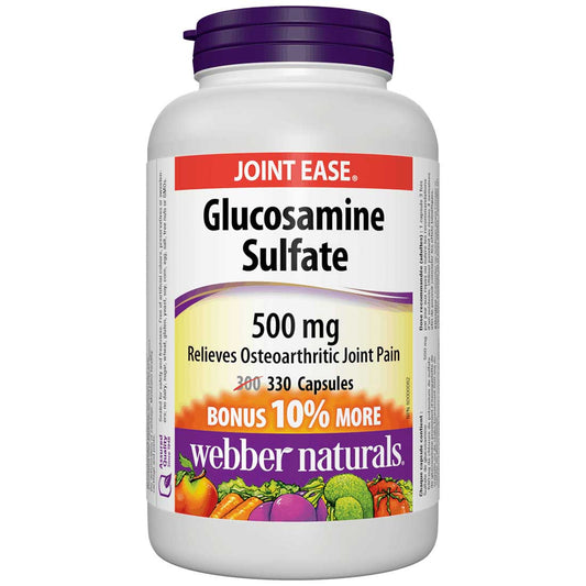 Webber Naturals Glucosamine Sulfate, 500mg