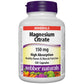 Webber Naturals Magnesium Citrate 150mg, High Absorption, 120 Capsules