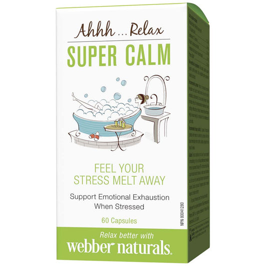 Webber Naturals Super Calm, 60 Capsules