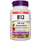 Webber Naturals Vitamin B12, Methylcobalamin, Cherry Flavored, 500mcg, 120 Sublingual Tablets