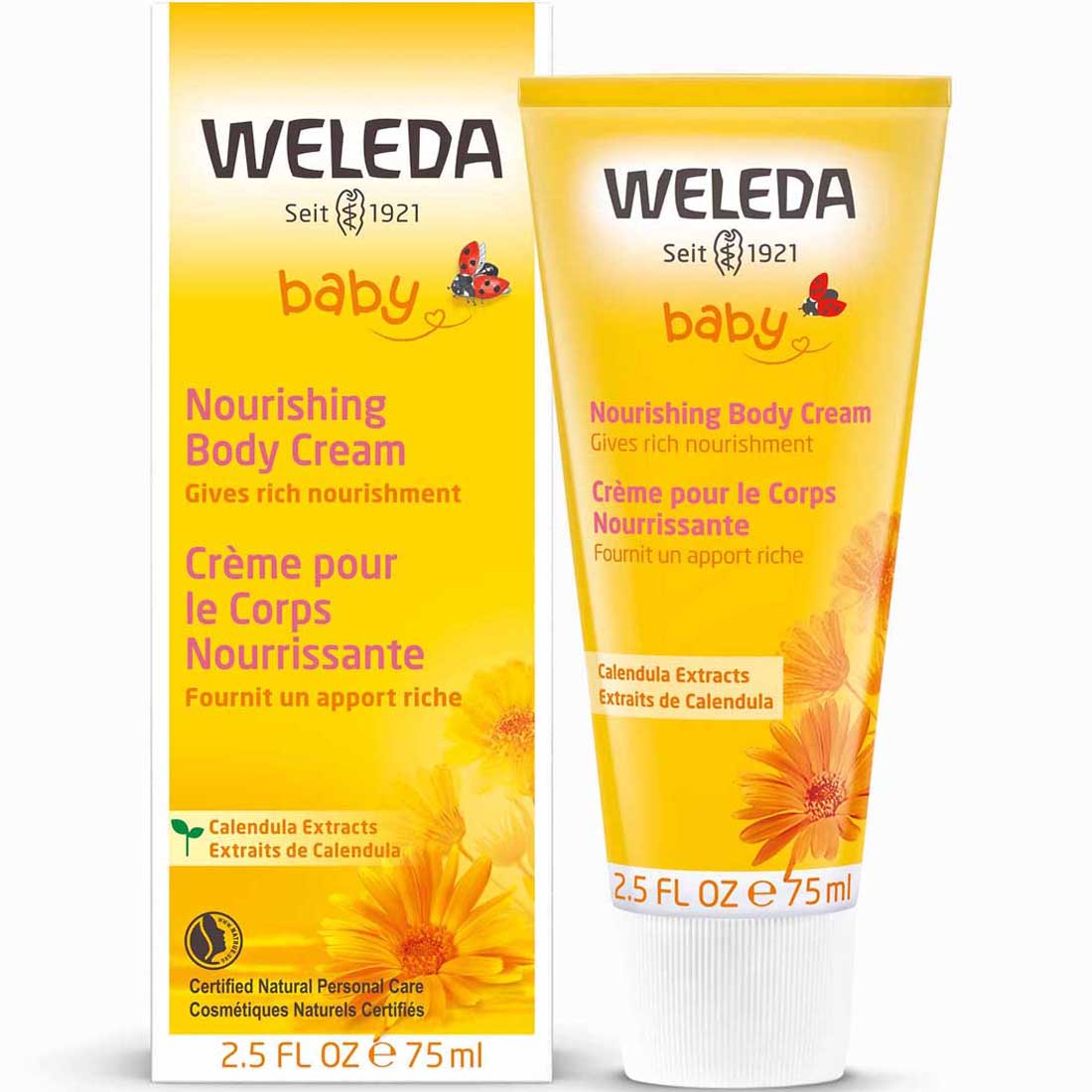 Weleda Baby Nourishing Body Cream with Calendula, 75ml
