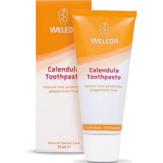 Weleda Calendula Toothpaste, Peppermint Free, 75ml
