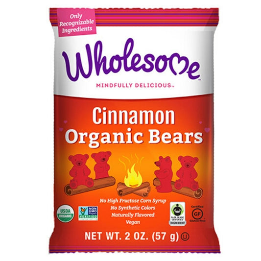 Wholesome (Formerly Surf Sweets) Organic Cinnamon Bears (NEW!)