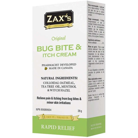 Zaxs Original Bug Bite & Itch Cream, 28g