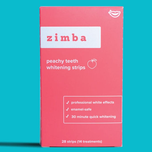 Zimba Peachy Whitening Strips (14 treatments)