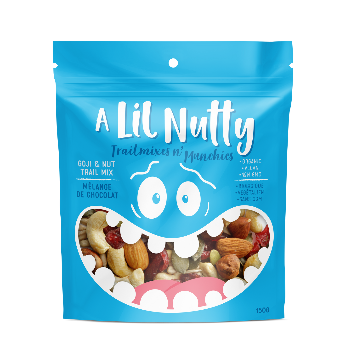 A Lil Nutty Goji and Nut Trail Mix (Factory Case), 8 x 150g