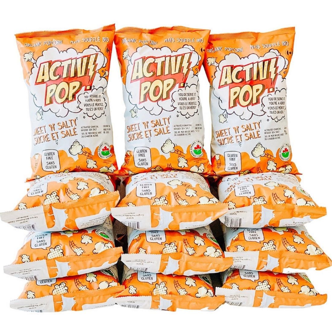 ActivPOP Organic Popcorn (Factory Case)