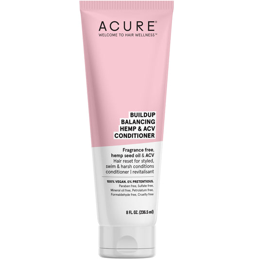 Acure Buildup Balancing Hemp & ACV Conditioner, 236ml, Clearance 35% Off, Final Sale