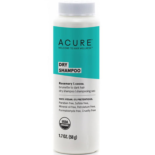 Acure Dry Shampoo - Brunette to Dark Hair, 48g