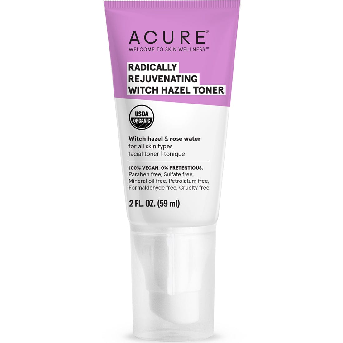 Acure Rejuvenating Witch Hazel Toner, 59ml