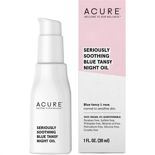 Acure Seriously Soothing Blue Tansy Night Oil, 30ml