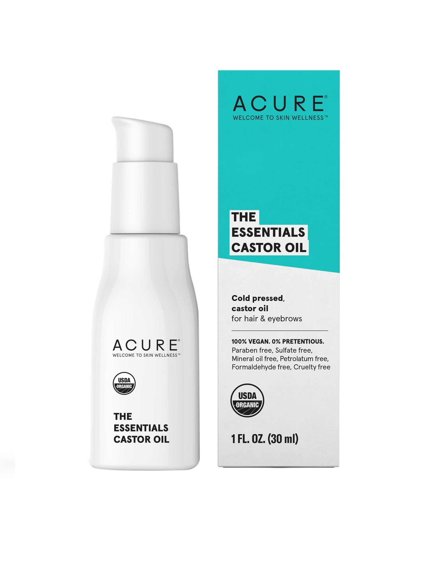 Acure The Essentials Castor Oil, 30ml