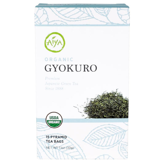 Aiya Company Limited Organic Gyokuro Tea Bag Box, 30g