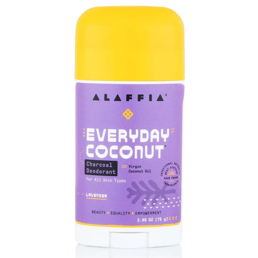 Alaffia EveryDay Coconut Charcoal Deodorant, 75g