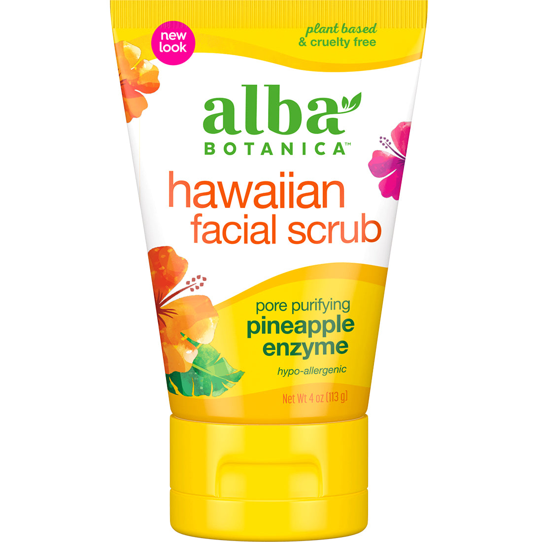 Alba Botanica Pineapple Enzyme Facial Scrub, 113g