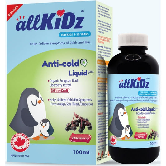Allkidz Naturals Anti-Cold Liquid Plus, 100ml
