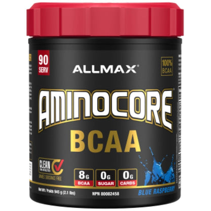 Allmax Aminocore BCAA Powder, Instantized Clear Amino Muscle Support