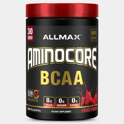 Allmax Aminocore BCAA Powder, Instantized Clear Amino Muscle Support