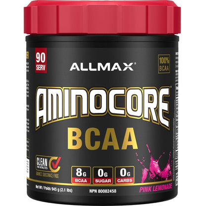 Allmax Aminocore BCAA Powder, Instantized Clear Amino Muscle Support