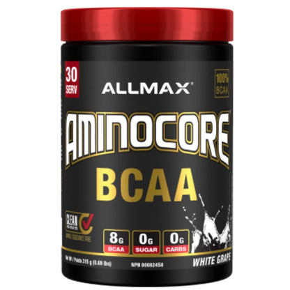 Allmax Aminocore BCAA Powder, Instantized Clear Amino Muscle Support