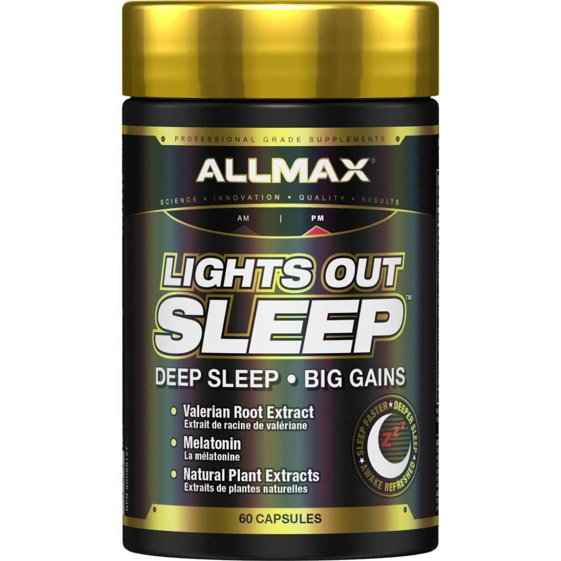 Allmax Lights Out (For Deeper Sleep), 60 Capsules