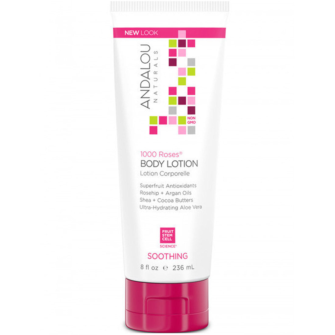 Andalou Naturals 1000 Roses Soothing Body Lotion, 236ml