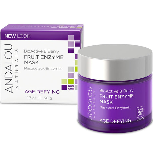 Andalou Naturals BioActive 8 Berry Enzyme Mask, 50ml