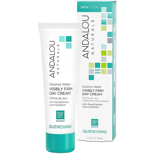 Andalou Naturals Coconut Water Visibily Firm Day Cream, 50g