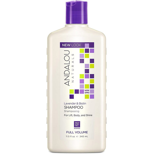 Andalou Naturals Lavender & Biotin Full Volume Shampoo, 340ml