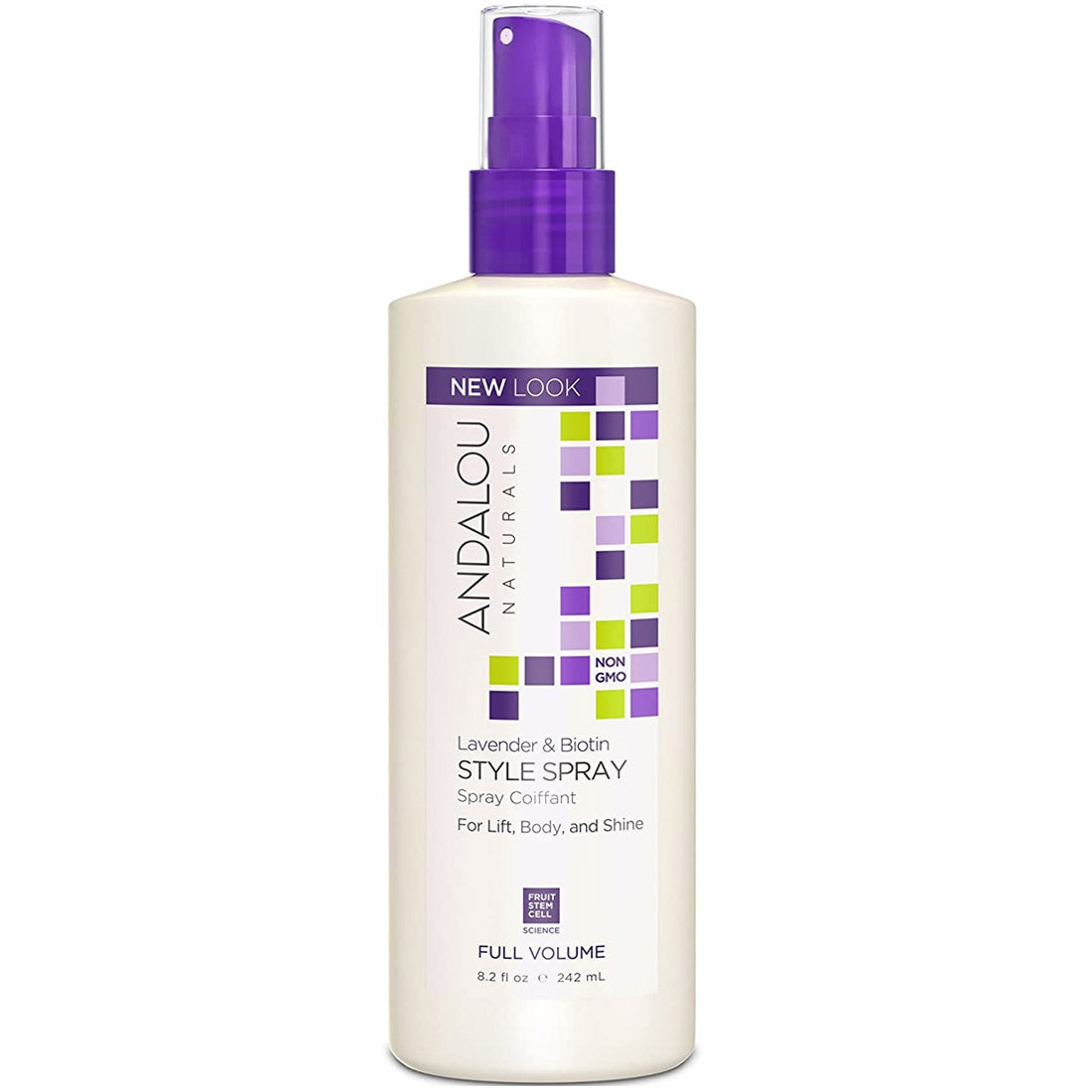 Andalou Naturals Lavender & Biotin Volume Style Spray, 242ml
