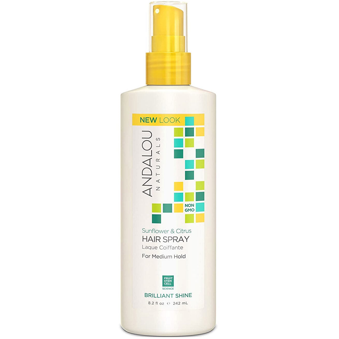 Andalou Naturals Sunflower Citrus Perfect Hold Hair Spray, 242ml