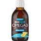 AquaOmega High EPA Omega 3 Fish Oil, 5X Extra Strength Liquid Fish Oil