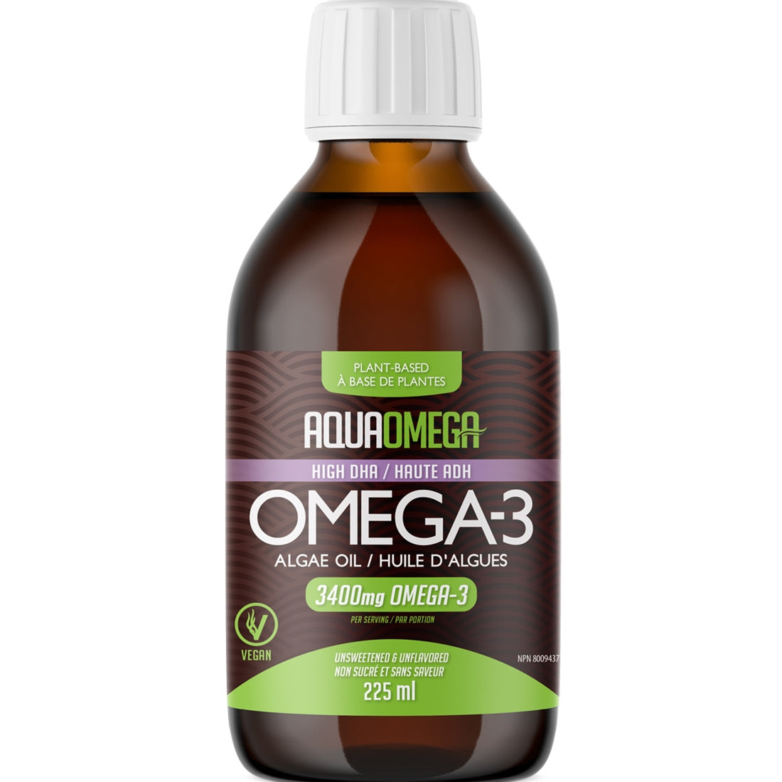 AquaOmega Vegan Algae Oil Omega 3 Liquid