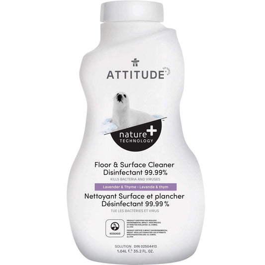 Attitude Floor Cleaner Disinfectant 99.99%, 1L