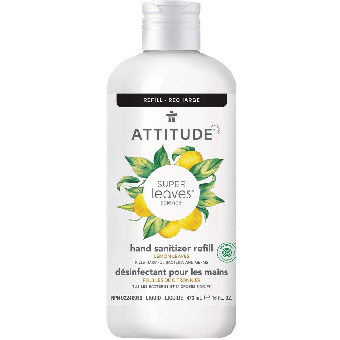 Attitude Hand Sanitizer, 473ml Refill