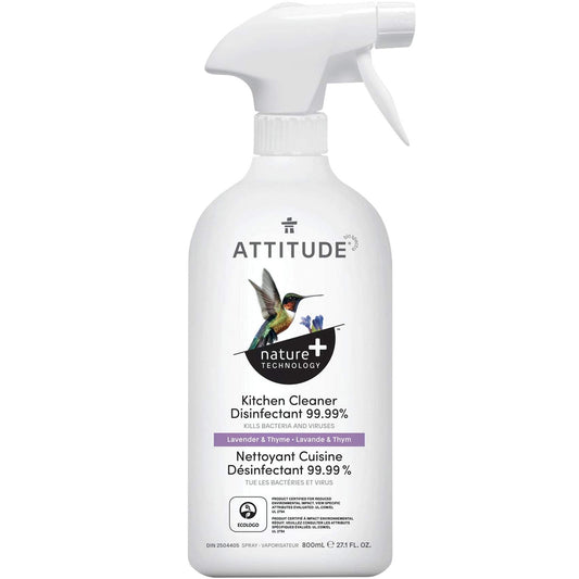 Attitude Kitchen Cleaner Disinfectant 99.99%, 800ml