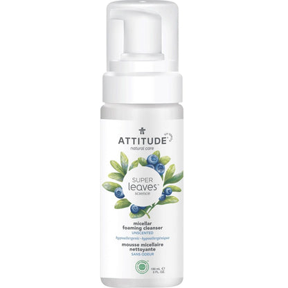 Attitude Micellar Foaming Facial Cleanser, 150ml