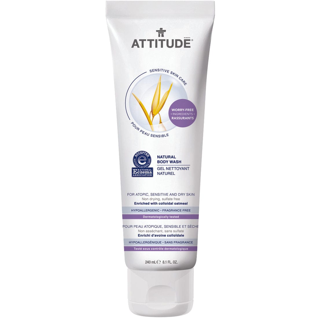Attitude Natural Body Wash, 240ml