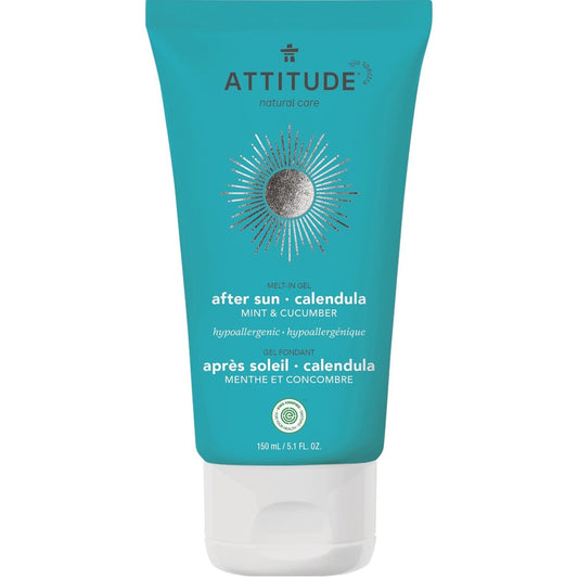 Attitude Skincare After Sun Melt-In Gel (Mint & Cucumber), 150g