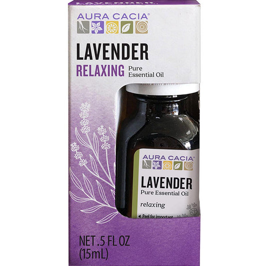 Aura Cacia Lavender, Boxed Essential Oil, 15ml