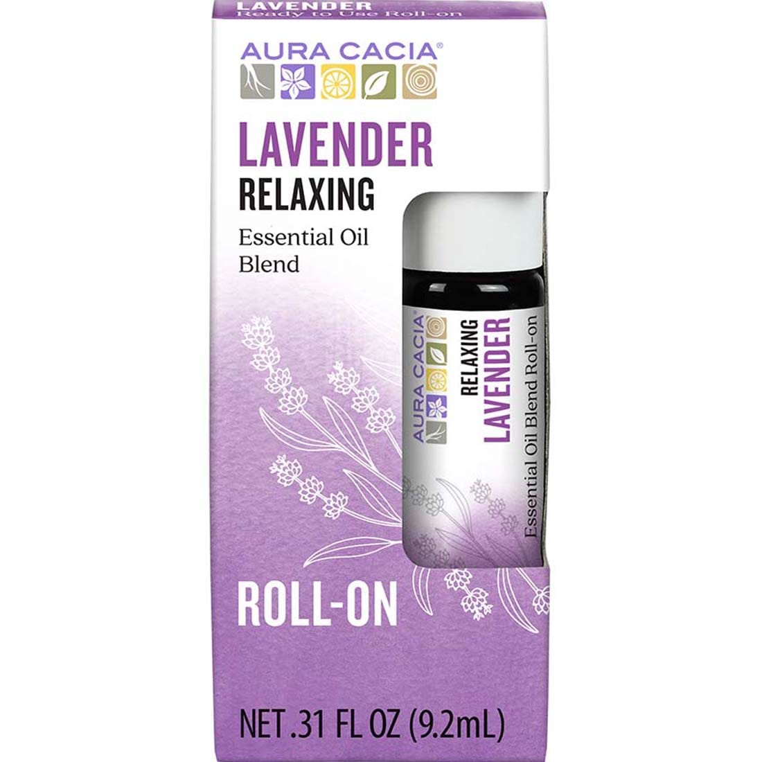 Aura Cacia Lavender Roll-On, 9ml