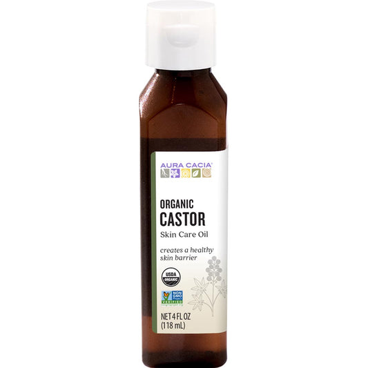 Aura Cacia Organic Castor Oil, 118ml
