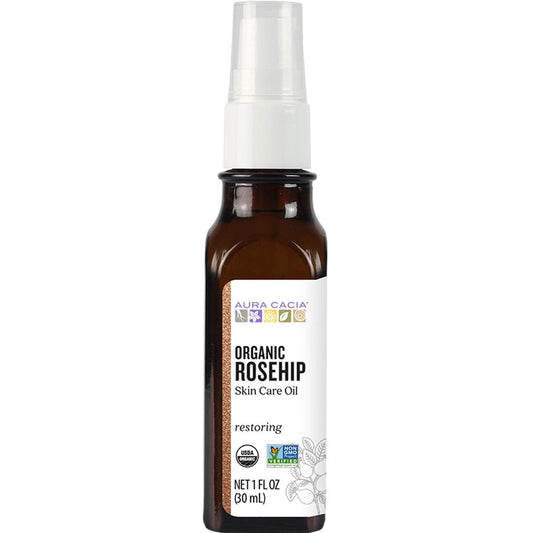 Aura Cacia Organic Rosehip Oil, 28ml