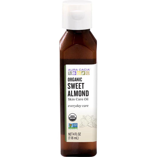 Aura Cacia Organic Sweet Almond Oil, 118ml